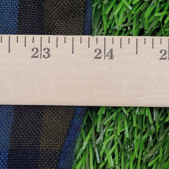 Vintage 90s Van-Heusen Plaid Button Shirt Large 24x29 Baggy - Picture 10 of 13